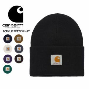 カーハート ダブリューアイピー Carhartt ACRYLIC WATCH HAT i020222 ビーニー ニット帽 帽子 ユニセックス 小物  [AA-3]