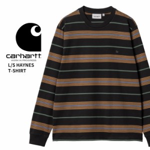 カーハート ダブリューアイピー Carhartt WIP L/S HAYNES T-SHIRT i032849 メンズ ストライプ Tシャツ 長袖  [AA]