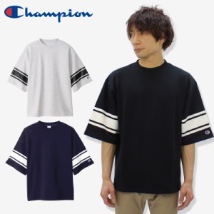 チャンピオン(Champion) ハーフスリーブ クルーネック スウェットシャツ 22SS  (C3-V003) メンズ/半袖/トップス [AA]