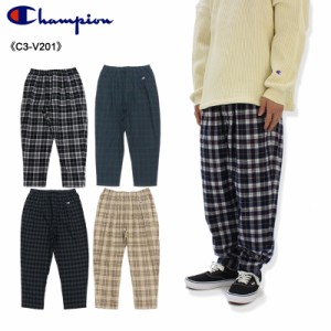 チャンピオン(Champion) ロングパンツ 22SS/男性用/テーパード チェックパンツ [AA]