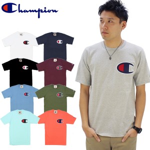 【ゆうパケット送料無料】チャンピオン(Champion) C アップリケ Tシャツ (gt19-y06820) メンズ 半袖 Tシャツ [AA-2]