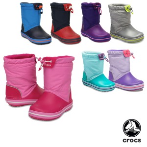 【送料無料】クロックス(CROCS) クロックバンド ロッジポイント ブーツ キッズ【子供用】[BB]【20】