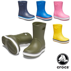 【送料無料】クロックス(CROCS) クロックバンド レイン ブーツ キッズ(crocband rain boot kids) 長靴【子供用】[BB]【10】