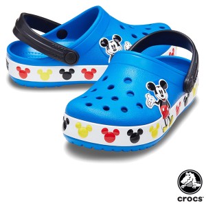 【送料無料】クロックス(CROCS) ファン ラブ ディズニー ミッキー バンド クロッグ キッズ(n lab disney Mickey band clog kids) [AA]