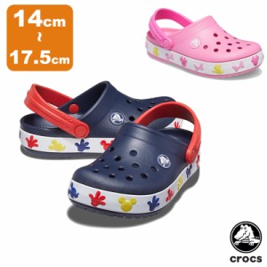 クロックス(CROCS) ファン ラブ ディズニー ミッキー ライツ クロッグ キッズ(fun lab Disney Mickey lights clog k) 207077【子供用】 [