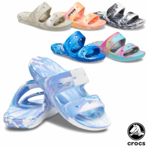 クロックス(CROCS) クラシック クロックス マーブル サンダル(classic crocs marbled sandal) サンダル/シューズ 【男女兼用】 [BB]