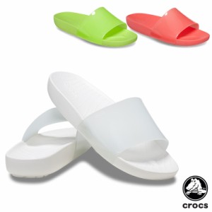 クロックス(CROCS) クロックス スプラッシュ グロッシー スライド(crocs splash glossy slide) スライド【女性用】 [BB]