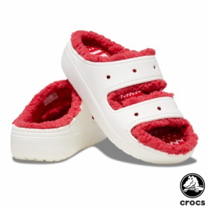 クロックス CROCS クラシック コージー ホリデー セーター サンダル classic cozzzy holiday sweater sandal  ボア 秋冬 [BB]