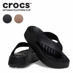 クロックス サンダル  CROCS ゲッタウェイ プラットフォーム フリップ getaway platform flip レディース 女性用