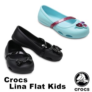 【送料無料対象外】クロックス(CROCS) クロックス リナ フラット キッズ サンダル【ベビー&キッズ 子供用】[AA]【21】