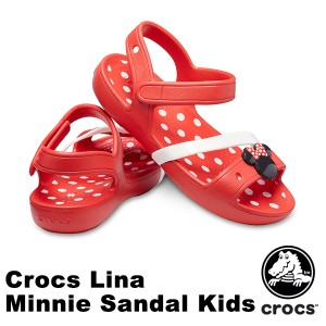 【送料無料】クロックス(CROCS) クロックス リナ ミニー サンダル キッズ(crocs lina Minnie sandal kids) サンダル【子供用】[AA]【35】