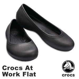 【送料無料】クロックス(CROCS) クロックス アット ワーク フラット ウィメン(crocs at work flat w) レディース パンプス 女性用[AA]