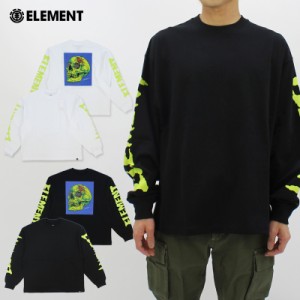 エレメント ELEMENT HIROTTON SKULL LS ロングTシャツ ロンT 長袖 カットソー トップス メンズ BD022-067 男性 [AA]