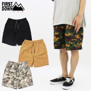 ファーストダウン(First Down) コジーショーツ ナイロンタスラン COZY SHORTS TASLAN NYLON  メンズ ショートパンツ/ボトムス [BB]