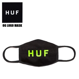 ハフ(HUF) OG LOGO MASK フェイスマスク 布マスク 飛沫対策 洗えるマスク ゆうパケット送料無料[小物] [AA-2]