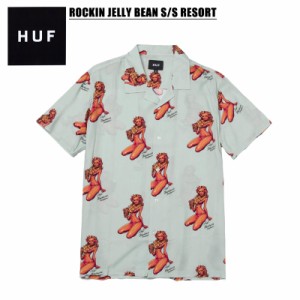 ハフ(HUF) ROCKIN JELLY BEAN S/S RESORT SHIRT 半袖シャツ/花柄/メンズ 送料無料【21】 [AA]