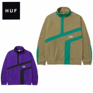 ハフ（HUF) RANGE QUARTER ZIP POLAR FLEECE ジップ フリース プルオーバー  男性用 メンズ[BB]