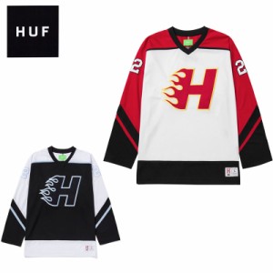 ハフ（HUF) ENFORCER HOCKEY JERSEY ホッケー ジャージー/メッシュ カットソー/男性用/メンズ [BB]