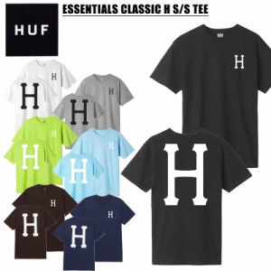 【ネコポス送料無料】ハフ(HUF) ESSENTIALS CLASSIC H S/S TEE Tシャツ/半袖/男性用/メンズ[小物][AA-2]