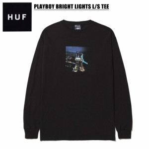 ハフ(HUF) PLAYBOY BRIGHT LIGHTS L/S TEE ロングTシャツ/カットソー/長袖/男性用/メンズ【25】 [AA]