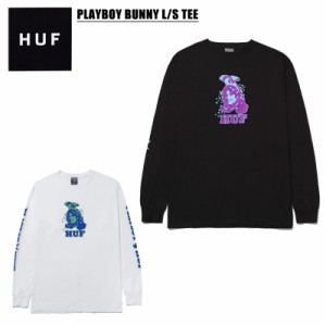 ハフ(HUF) PLAYBOY BUNNY L/S TEE プレイボーイ ロングTシャツ/カットソー/長袖/男性用/メンズ【25】 [AA]