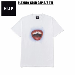 ハフ(HUF) PLAYBOY GOLD CAP S/S TEE プレイボーイ 半袖Tシャツ/カットソー/トップス/メンズ /【25】[AA-3]