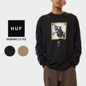 ハフ HUF BEWARE LS TEE 長袖Tシャツ ロングスリーブTシャツ ロンT トップス カットソー メンズ [AA]