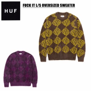 ハフ（HUF) FUCK IT L/S OVERSIZED SWEATER オーバーサイズ/セーター/ニット ウィメンズ/レディース 【20】[BB]