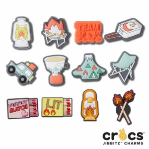 クロックス(CROCS)ジビッツ(jibbitz) キャンピング(camping) ネコポス可 [BLK] [小物] [AA-2]