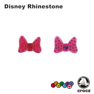 【ネコポス可】クロックス(CROCS)ジビッツ(jibbitz) ディズニー ラインストーン(Disney Rhinestone) [RED] [小物][AA-2]