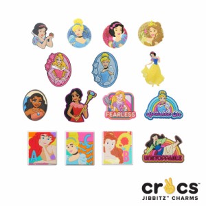 【ゆうパケット可】クロックス(CROCS) ジビッツ(Jibbitz) ディズニー プリンセス(Disney Princess) [RED][小物][AA-2]