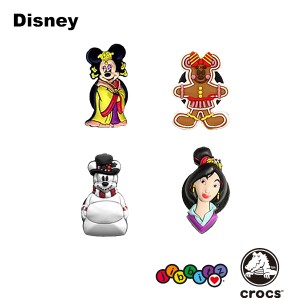 【ネコポス可】クロックス(CROCS)  ジビッツ(jibbitz) ディズニー キャラクター(Disney Character)[RED][小物][AA-2]
