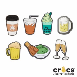 クロックス(CROCS)ジビッツ(jibbitz) 飲み物(Drink)コーヒー/タピオカ/ビール ゆうパケット可 [PNK][AA-2]