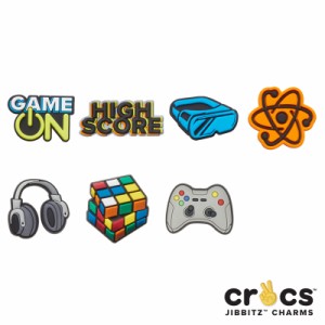 クロックス(CROCS)ジビッツ(jibbitz) ゲーマー(gamer) ゲーム/ヘッドフォン ゆうパケット可 [BLK] [小物] [AA-2]