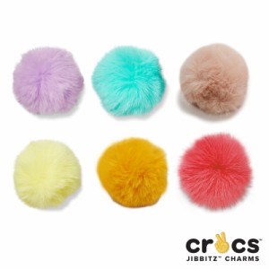 クロックス(CROCS)ジビッツ(jibbitz) パフ ボール(puff ball) ファー [小物] [AA]