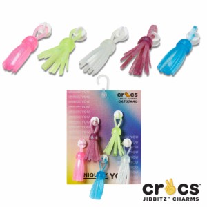  クロックス(CROCS) ジビッツ(jibbitz) レインボー フリンジ 5個パック(rainbow fringe 5pk) [小物] [AA-2]