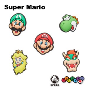 クロックス(CROCS) ジビッツ(jibbitz) スーパーマリオ(Super Mario) シューズアクセサリー ゆうパケット可 [YEL] [小物] [AA-2]