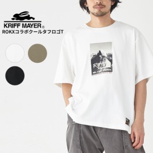 クリフメイヤー KRIFF MAYER ROKXコラボクールタフロゴTシャツ MENS メンズ 半袖 カットソー トップス