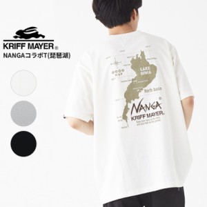 クリフメイヤー KRIFF MAYER NANGA コラボT (琵琶湖)  MENS メンズ Tシャツ 2359901 半袖