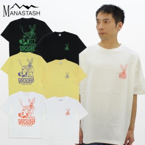 マナスタッシュ(MANASTASH) メンズ CiTee RABBIT ショートスリーブ Tシャツ 半袖 ロンT カットソー [AA]