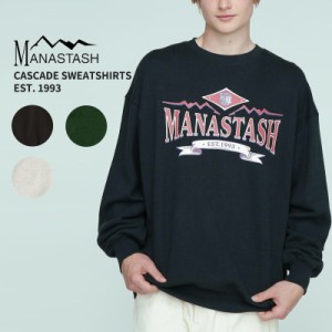 マナスタッシュ MANASTASH CASCADE SWEATSHIRTS EST. 1993 クルーネックスウェット トレーナー トップス  [AA]