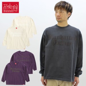 マンハッタン ポーテージ L/S Print T-Shirt(MP-M525)  長袖 Tシャツ ロンT  [AA]