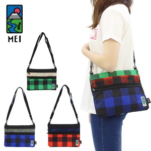 【国内正規品】メイ(MEI)チェック サコッシュ/MEI-000-182118(CHECK SACOCHE) [BB]