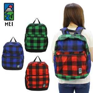 メイ(MEI)チェック ラゲッジド パック≪S≫/MEI-000-182120 (CHECK RUGGED PACK S) バックパック/リュックサック[BB]