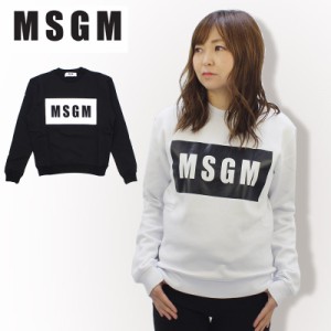 エムエスジーエム（MSGM) PANEL SWEAT SHIRT クルー スウェット/トレーナー/トップス/女性用/レディース 送料無料 [AA]