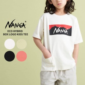 ナンガ NANGA ECO HYBRID BOX LOGO KIDS TEE  エコハイブリッドボックスロゴキッズティー 半袖Tシャツ 