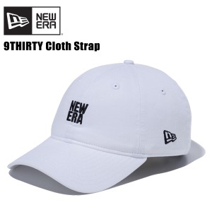 【ポイント10倍】【国内正規品】ニューエラ(NEW ERA) 9THIRTY ニューエラ スクエアロゴ 《White》 キャップ/帽子/男性用