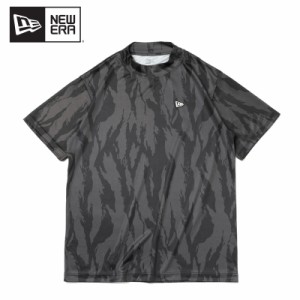 ニュー エラ(NEW ERA) ゴルフ 半袖 ミッドネック Tシャツ Tiger Stripe Camo タイガーストライプカモ  トップス 男性用 [AA]