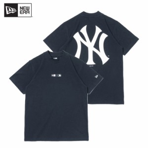 ニュー エラ NEW ERA ゴルフ 半袖 ミッドネック Tシャツ New York Yankees ニューヨーク・ヤンキース  トップス 男性用[AA]
