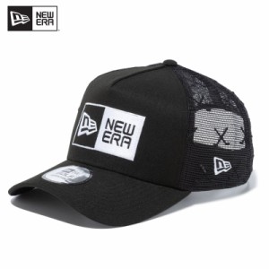 ニューエラ(NEW ERA) 9FORTY A-Frame トラッカー Mesh Embroidery メッシュ エンブロイダリー ボックスロゴ ゴルフ 帽子 キャップ [BB]